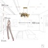 10401/1000L Подвесная люстра LOFT IT Britannica
