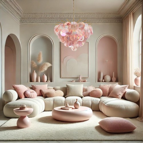 10492/600 Pink Подвесная люстра LOFT IT Lolly