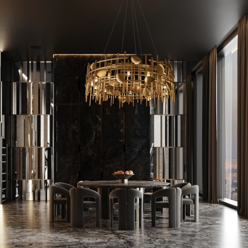 10396/600C Подвесной светильник LOFT IT Escama