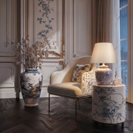 10491T Blue Настольная лампа LOFT IT Orchid