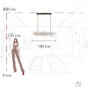 10248/1200 Подвесной светильник LOFT IT Alicante