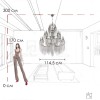 10405/24 Подвесная люстра LOFT IT Wonderland