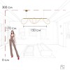10388P/B Brass Подвесной светильник LOFT IT Thread