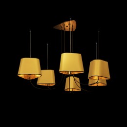 LOFT1163-6YL Люстра-паук LOFT IT Nuage