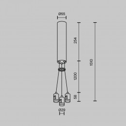 Комплектующие для трековой системы Technical TRA154SW-BB-R-B