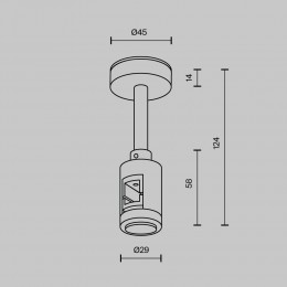 Комплектующие для трековой системы Technical TRA156C-S1-PT