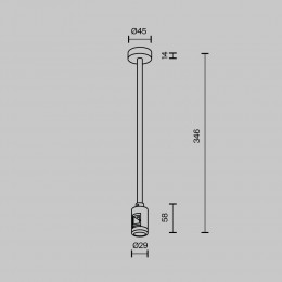 Комплектующие для трековой системы Technical TRA158C-B1-PT