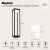 Ландшафтный светильник  Maytoni Outdoor Baker Street O021FL-L10B3K