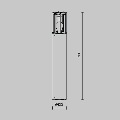 Ландшафтный светильник  Maytoni Outdoor Barrel O453FL-01GF