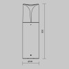 Ландшафтный светильник  Maytoni Outdoor Piccadilly O017FL-01B