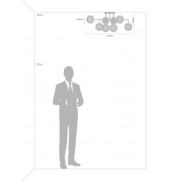 Люстра Freya FR8016PL-08BBS