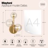 Настенный светильник (бра) Maytoni Dallas MOD545WL-03G