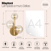 Настенный светильник (бра) Maytoni Dallas MOD545WL-03G