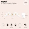 Настенный светильник (бра) Maytoni Dallas MOD547WL-09BS
