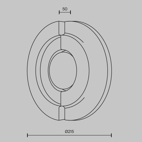 Настенный светильник (бра) Maytoni Daylight MOD462WL-L10BG3K