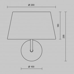 Настенный светильник (бра) Maytoni Modesto MOD360WL-01B