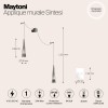 Настенный светильник (бра) Maytoni Sintesi P090WL-L24CH3K