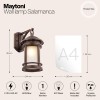 Настенный светильник (бра)  Maytoni Outdoor Salamanca O031WL-01BR