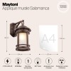 Настенный светильник (бра)  Maytoni Outdoor Salamanca O031WL-01BR