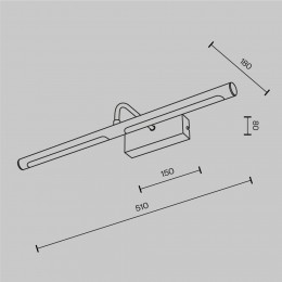 Подсветка Maytoni Twinkle MIR266WL-L12CH4K