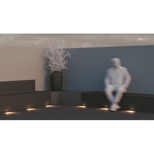 Подсветка для лестниц  Maytoni Outdoor Bil O015SL-L3B3K