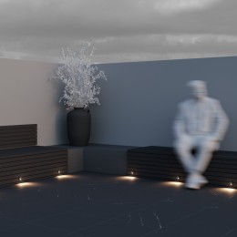 Подсветка для лестниц  Maytoni Outdoor Bil O015SL-L3B3K