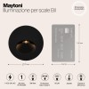 Подсветка для лестниц  Maytoni Outdoor Bil O015SL-L3B3K