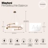 Подвесной светильник Maytoni Balance MOD317PL-04G