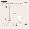 Подвесной светильник Maytoni Broni T434-PL-01-GR