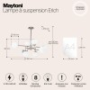 Подвесной светильник Maytoni Erich MOD221-PL-08-N