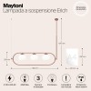 Подвесной светильник Maytoni Erich MOD221PL-03BS