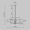 Подвесной светильник Maytoni Modesto MOD360PL-08B