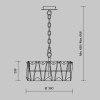 Подвесной светильник Maytoni Puntes MOD043PL-04CH