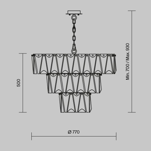 Подвесной светильник Maytoni Puntes MOD043PL-18G