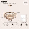 Подвесной светильник Maytoni Revero MOD085PL-07BS