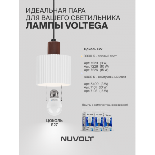 Подвесной светильник NUVOLT LPL-002GR