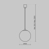 Подвесной светильник Technical P039PL-5W4K-10-B