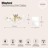 Потолочный светильник Maytoni Dallas MOD545CL-12BS