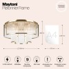 Потолочный светильник Maytoni Frame MOD174CL-09G