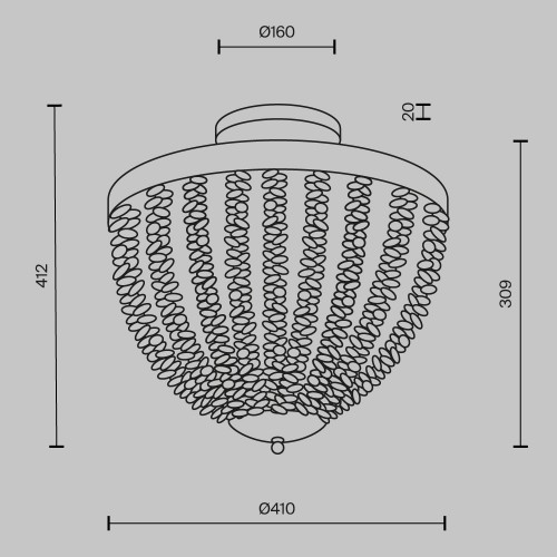 Потолочный светильник Maytoni Intrigue MOD440CL-03BS