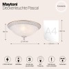 Потолочный светильник Maytoni Pascal C908-CL-03-W