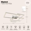 Потолочный светильник Maytoni Rida MOD015CL-L80W