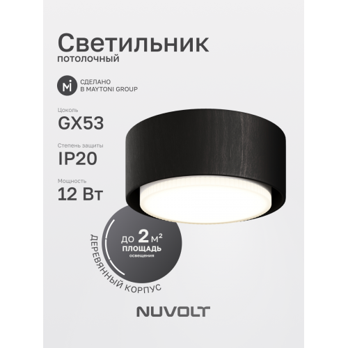 Потолочный светильник NUVOLT LDL-008BW