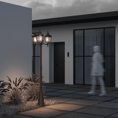 Садово-парковый светильник  Maytoni Outdoor Rivoli O026FL-03B