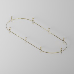 Шинопровод накладной/подвесной Technical TRX154-2SR-D1200-BS