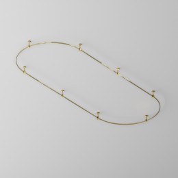 Шинопровод накладной/подвесной Technical TRX154-2SR-D1200-BS