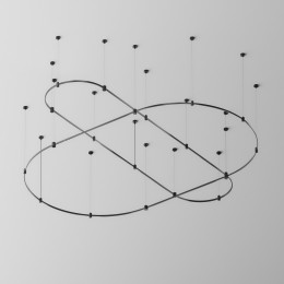Шинопровод накладной/подвесной Technical TRX154-2SR-D1500-B