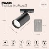 Трековый светильник Technical TR020-1-GU10-B