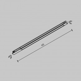 Трековый светильник Technical TR231-2-10W4K-B