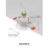 Встраиваемый светильник NUVOLT LDL-033W